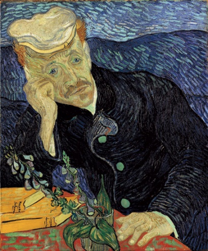 Vincent Van Gogh, Portrait du Dr Gachet, 1890, huile sur toile, 66x57 cm, collection privée, source: commons.wiki